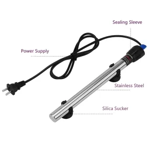 RS Electrical 500W Stainless Steel Aquarium Heater