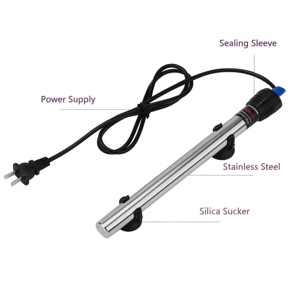 RS Electrical 500W Stainless Steel Aquarium Heater
