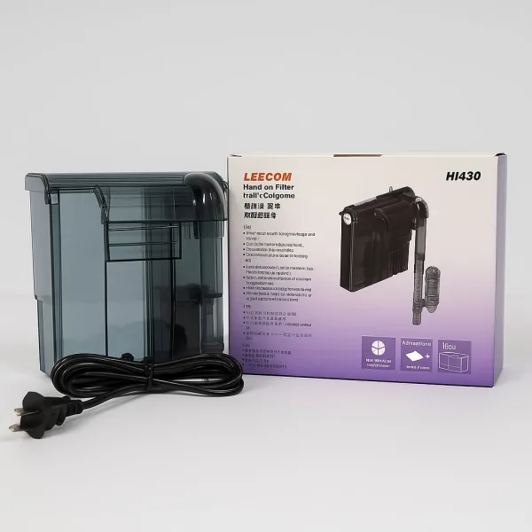 LEECOM HI-430 Hang-on-Back Filter – Slim, Silent, and Efficient