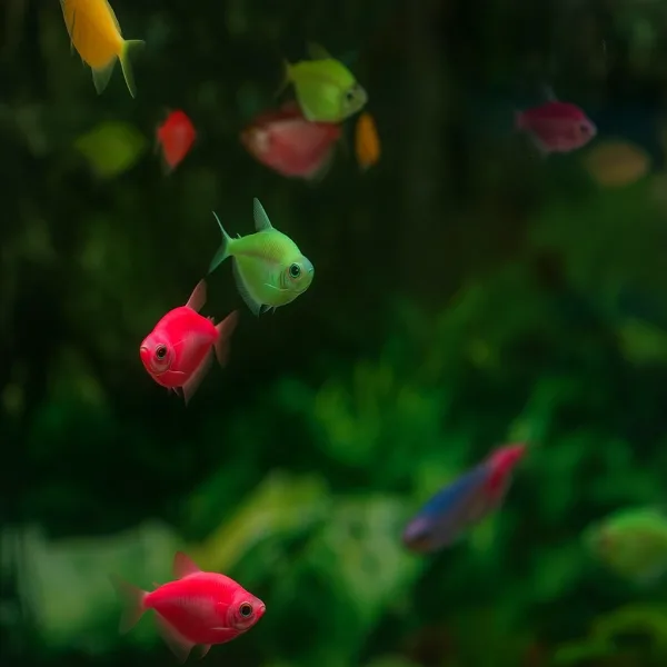 Color | fluorescent Tetra Fish