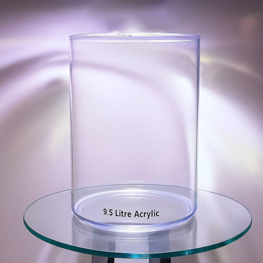 9.5L acrylic aquarium cylinder